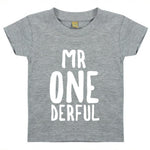 Load image into Gallery viewer, Mr Onederful One Derful 1st Birthday Kids T-shirt - Red Leader Clothing