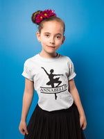 Load image into Gallery viewer, Personalised Kids Ballet Dancer Name T-Shirt
