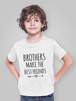 Load image into Gallery viewer, Brothers Make The Best Friends Kids Toddler Baby T-shirt - Red Leader Clothing