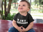Load image into Gallery viewer, Tiny Teenager Kids T-Shirt Friend Gift Baby Toddler Child Threenager Wild Child - Red Leader Clothing