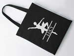 Load image into Gallery viewer, Personalised Ballet Dancer Name Tote Bag