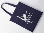 Load image into Gallery viewer, Personalised Gymnast Gym Dance Name Tote Bag - Red Leader Clothing