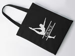 Load image into Gallery viewer, Personalised Gymnast Gym Dance Name Tote Bag - Red Leader Clothing