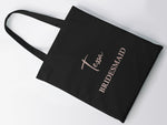 Load image into Gallery viewer, Personalised Bridesmaid Bridal Shower Hen Party Name Tote Bag - Red Leader Clothing