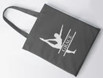 Load image into Gallery viewer, Personalised Gymnast Gym Dance Name Tote Bag - Red Leader Clothing