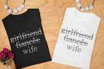 Load image into Gallery viewer, Girlfriend Fiancee Wife Ladies Semi Fitted Tshirt - Red Leader Clothing