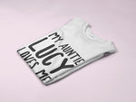 Load image into Gallery viewer, My Auntie Loves Me Custom Name Personalised Kids/Child T-Shirt