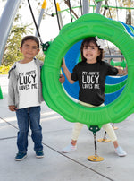 Load image into Gallery viewer, My Auntie Loves Me Custom Name Personalised Kids/Child T-Shirt