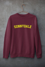 Load image into Gallery viewer, Maroon Sunnydale Buffy Style SHS Adult Unisex Crew Neck Sweatshirt