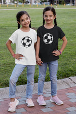 Load image into Gallery viewer, Personalised Kids Football Soccer T-shirt Name Number Boys Girls Soccer Team Custom Child Children Novelty - Red Leader Clothing