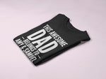 Load image into Gallery viewer, This Awesome Dad Belongs To Personalised Mens T-shirt - Kids Names, Personalized, Father's Day, Christmas Day, Gift To Dad, Daddy T-Shirt - Red Leader Clothing