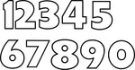 Load image into Gallery viewer, Personalised Kids Childrens Numbers Tshirt Birthday Shirt Digit - Red Leader Clothing