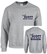 Load image into Gallery viewer, Keith Scott Body Shop Crew Neck Adult Sweatshirt