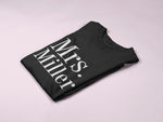 Load image into Gallery viewer, Mr and Mrs Couples Personalised Surname T-Shirt - Red Leader Clothing