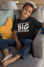 Load image into Gallery viewer, World's Best Big Brother Kids T-Shirt