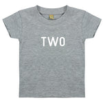 Load image into Gallery viewer, Two Unisex Kids Birthday Age T-shirt