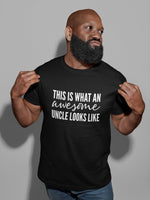 Load image into Gallery viewer, This Is What An Awesome Uncle Looks Like - Mens/Adults Novelty T-shirt