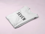 Load image into Gallery viewer, Seven Kids Tshirt Birthday Gift Party Child Sibling Celebration Present T Shirt 7 Year Old Seventh Birthday 7th Birthday - Red Leader Clothing