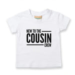 Load image into Gallery viewer, New To The Cousin Crew Kids Toddler Baby T-shirt Family Relative Unisex Family Gift Matching Top Cousins Make The Best Friends - Red Leader Clothing