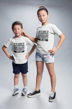 Load image into Gallery viewer, Personalised We're Going To Outnumber Our Parents Brother Sister Kids T-Shirt