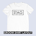Load image into Gallery viewer, Personalised Stag Party Groom & Squad Matching T-shirt