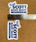 Load image into Gallery viewer, Keith Scott Body Shop One Tree Hill Inspired Pack of 2 Glossy Stickers
