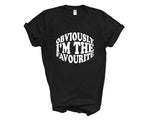 Load image into Gallery viewer, Obviously I'm The Favourite T-Shirt Adult Novelty Tshirt