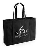 Load image into Gallery viewer, Inhale Exhale Organic Yoga Mat Tote Bag