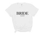 Load image into Gallery viewer, Personalised Bride BRIDE TRIBE Hen Party T-Shirts 2
