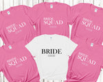 Load image into Gallery viewer, Personalised Hen Party T shirts BRIDE SQUAD 5