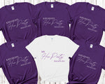 Load image into Gallery viewer, Personalised Hen Party T shirts 4
