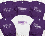 Load image into Gallery viewer, Personalised Bride BRIDE TRIBE Hen Party T-Shirts 1