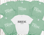 Load image into Gallery viewer, Personalised Bride BRIDE TRIBE Hen Party T-Shirts 6