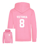 Load image into Gallery viewer, Kids Personalised Sport Hoodie Team Kit NAME & NUMBER