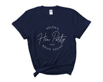 Load image into Gallery viewer, Personalised Hen Party BRIDE SQUAD T shirts Navy