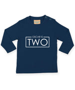 Load image into Gallery viewer, 2nd Birthday LONG SLEEVE Personalised Name Kids T-Shirt