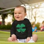Load image into Gallery viewer, Personalised LONG SLEEVE Name Shamrock Kids T-Shirt