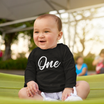 Load image into Gallery viewer, ONE 1st Birthday Kids LONG SLEEVE T-shirt SCR