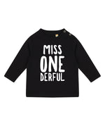 Load image into Gallery viewer, Miss Onederful 1st Birthday LONG SLEEVE Kids T-Shirt