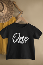 Load image into Gallery viewer, Onederful 1st Birthday Kids T-shirt SCR
