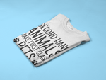 Load image into Gallery viewer, Second Hand Animals Make First Class Pets Mens/Adult T-Shirt