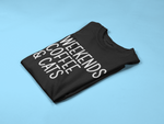 Load image into Gallery viewer, Weekends Coffee & Cats T-Shirt