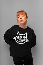 Load image into Gallery viewer, Stop Stressing Meowt Adult Unisex Sweatshirt