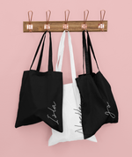 Load image into Gallery viewer, Personalised Name Cotton Tote Bag