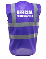 Load image into Gallery viewer, Official Photographer Enhanced Visibility Vest