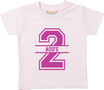 Load image into Gallery viewer, 2nd Birthday Personalised Kids T-Shirt