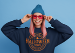Load image into Gallery viewer, Halloweentown Halloween Navy Adult Unisex Crew Neck Sweatshirt