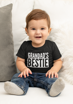 Load image into Gallery viewer, Grandad's Bestie Baby Toddler Funny T-Shirt