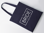 Load image into Gallery viewer, Bridal Party Bride Squad Tote Bag NAVY Hen Party Bachelorette