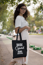 Load image into Gallery viewer, Bridal Party Bride Squad Personalised Tote Bag
